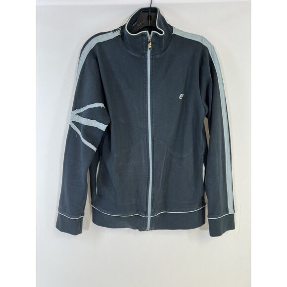 VTG Y2K French Connection Full Zip Sweatshirt Jacket Men’s Sz S - Picture 1 of 9